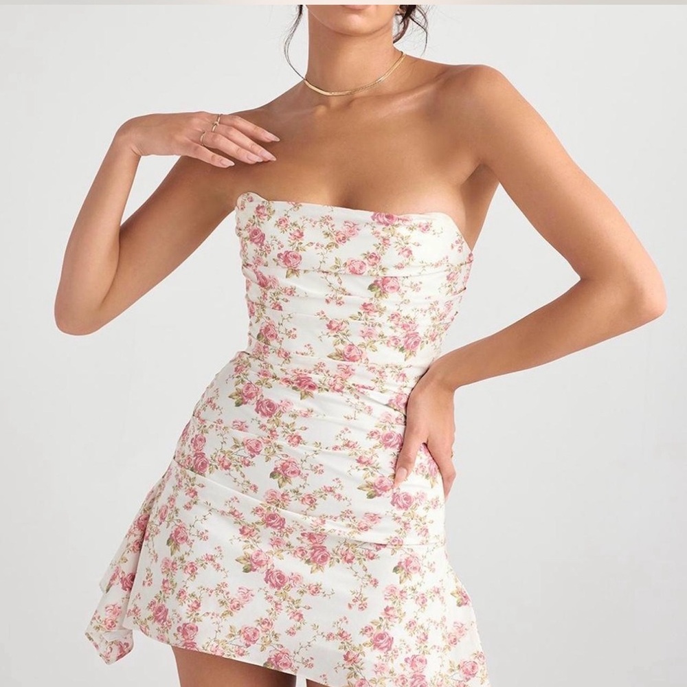 House of CB Jasmine Dress XS perfect condition rose print